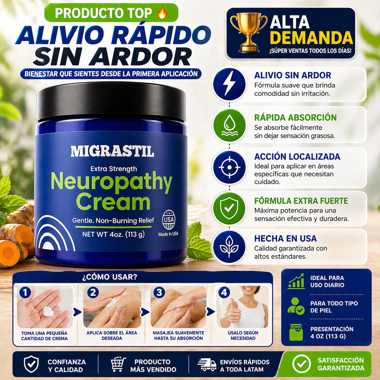 Migrastil Neuropathy Cream | X3