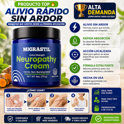 Migrastil Neuropathy Cream | X3